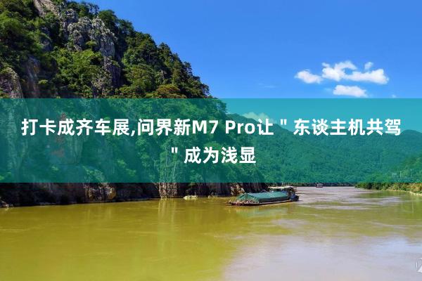 打卡成齐车展,问界新M7 Pro让＂东谈主机共驾＂成为浅显